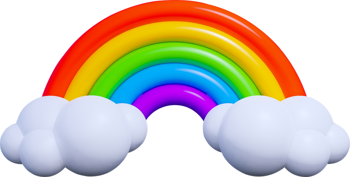 3D Rainbow Icon